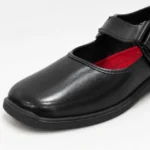 Black Imported Material Chaster Girls School Shoes XWAY-0095