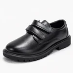 Black Imported Material Double Magic Kids School Shoes XWAY-426469