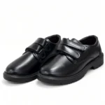 Black Imported Material Double Magic Kids School Shoes XWAY-426469