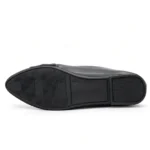 Black Imported Material Glossy Girls School Shoes XWAY-44101