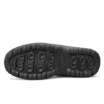 Black Imported Material Laces Kids School Shoes XWAY-6042