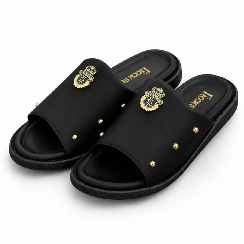 Black Imported Material Moti Slipper XWAY-0120