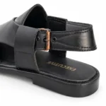 Black Imported Material Peshawari Chappal XWAY-1650