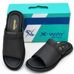 Black Imported Material Plan Slipper XWAY-0102