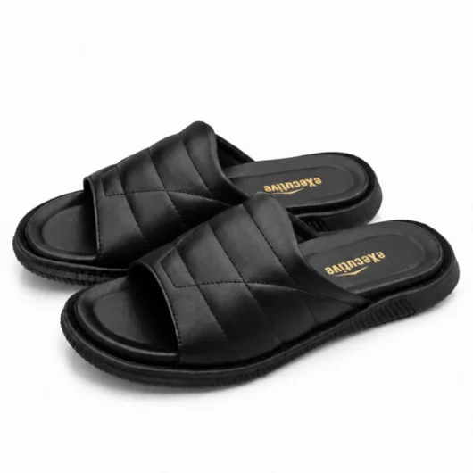 Black Imported Material Sali Slipper XWAY-1102