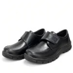 Black Imported Material Magic Kids School Shoes XWAY-6040