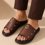 Brown Imported Material Moti Slipper XWAY-0120