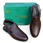 Brown Imported Material Peshawari Chappal XWAY-1650