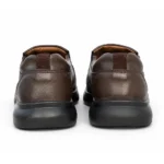 Brown Medicated Material Leather Shoes XWAY-6063