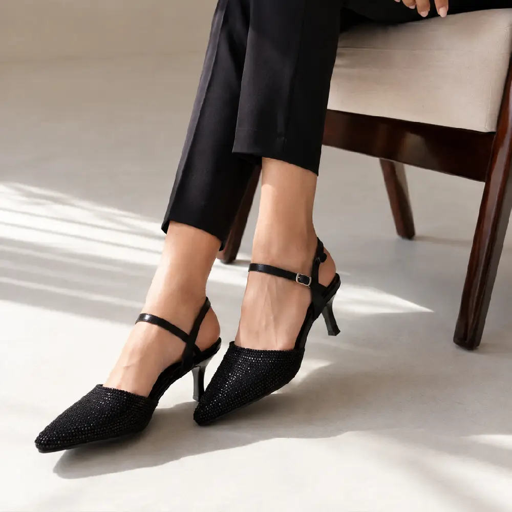 Women’s Black High Heel Court Shoes XWAY-2848 Women’s Black High Heel Court Shoes XWAY-2848