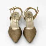 Women’s Golden High Heel Court Shoes XWAY-2848