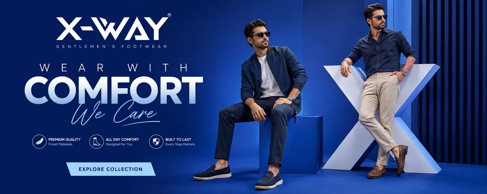 x way shoes hero banner