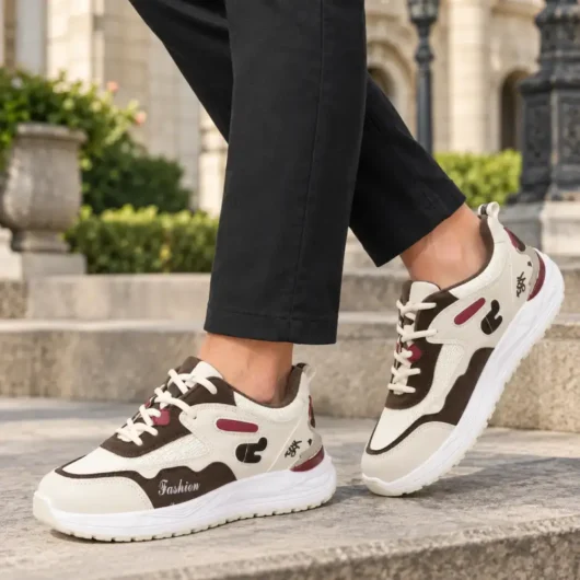 Brown Joggers Shoes for Men XWAY-2014