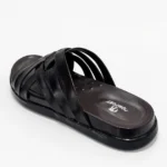 Men's Brown Medicated Cross Strap Slipper XWAY-030